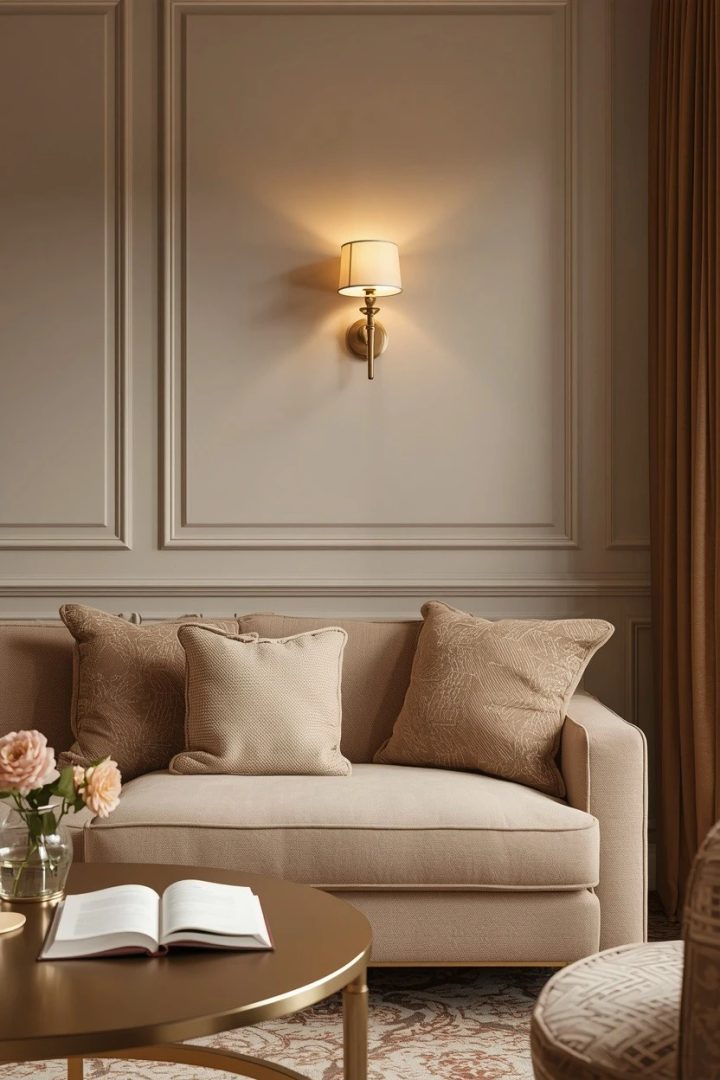 25. Add Wall Molding for a More Finished Look