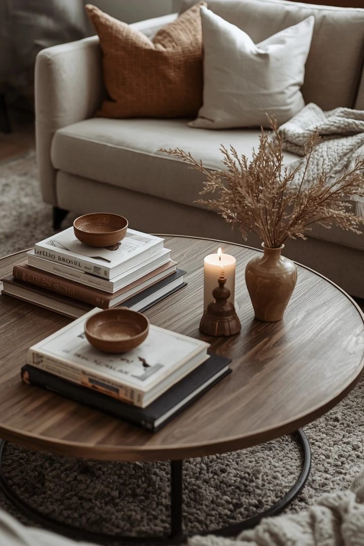 7. Create a Coffee Table Moment That Feels Lived In