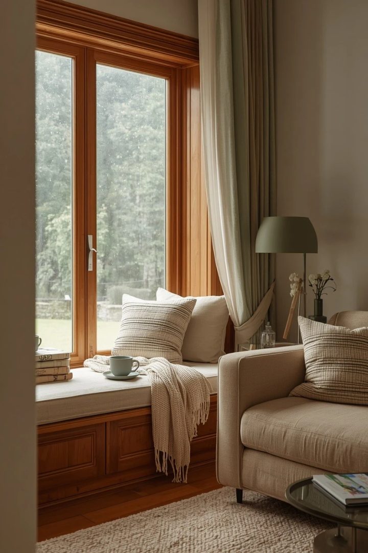19. Create a Window Seat Lounge Corner