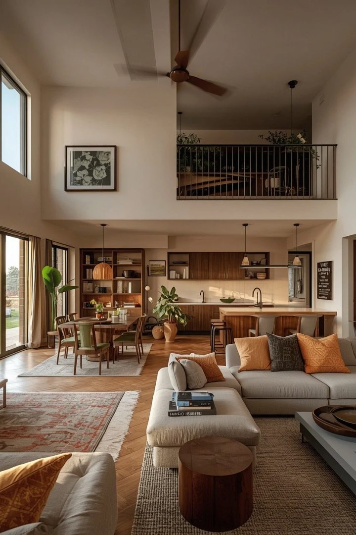 96. Make Open-Plan Spaces Feel Connected