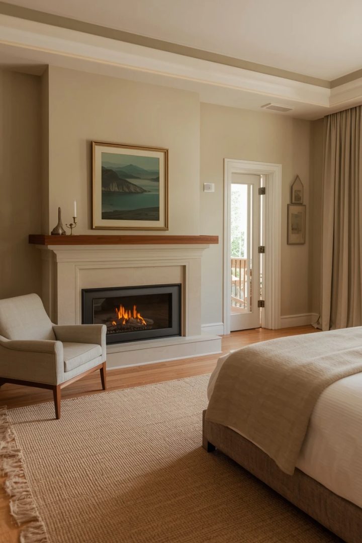10. The Fireplace Master Bedroom
