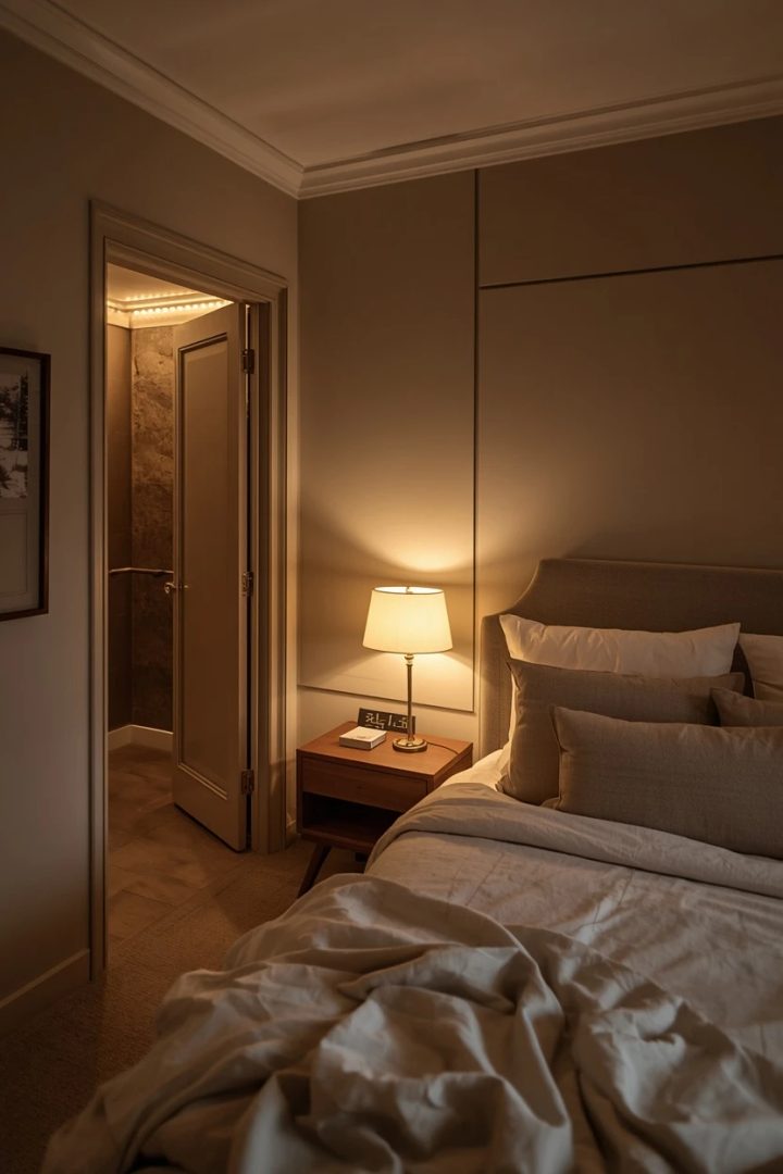 15. The Layered-Lighting Master Bedroom