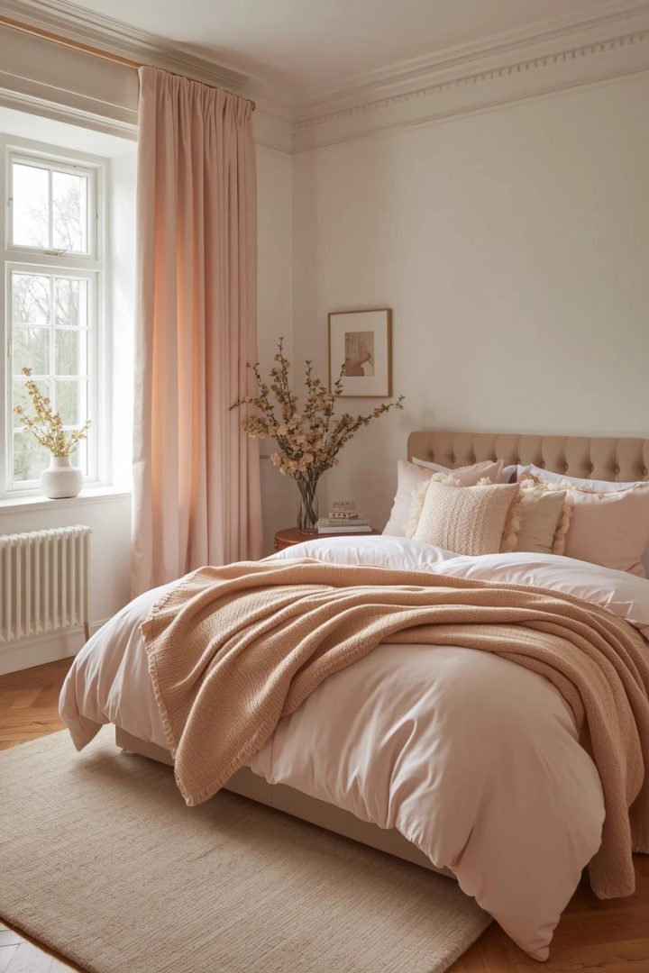 1. The Soft Pastel Bedroom