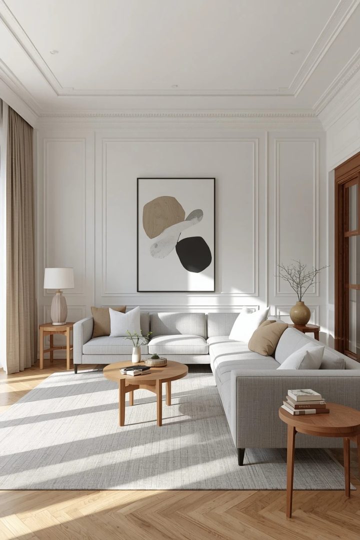 11. The Grey and White Modern Lounge
