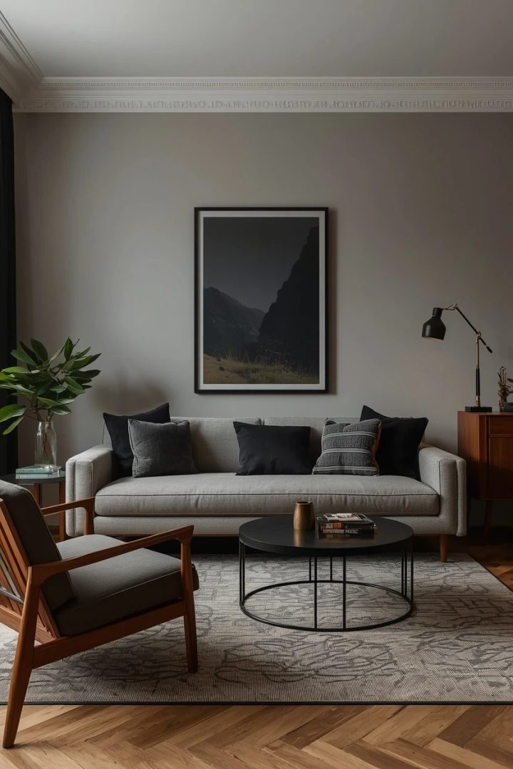 15. The Grey and Black Contrast Lounge