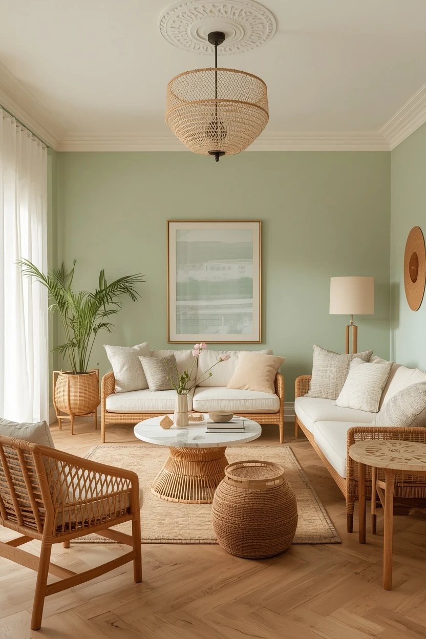 6. The Soft Mint Green Lounge