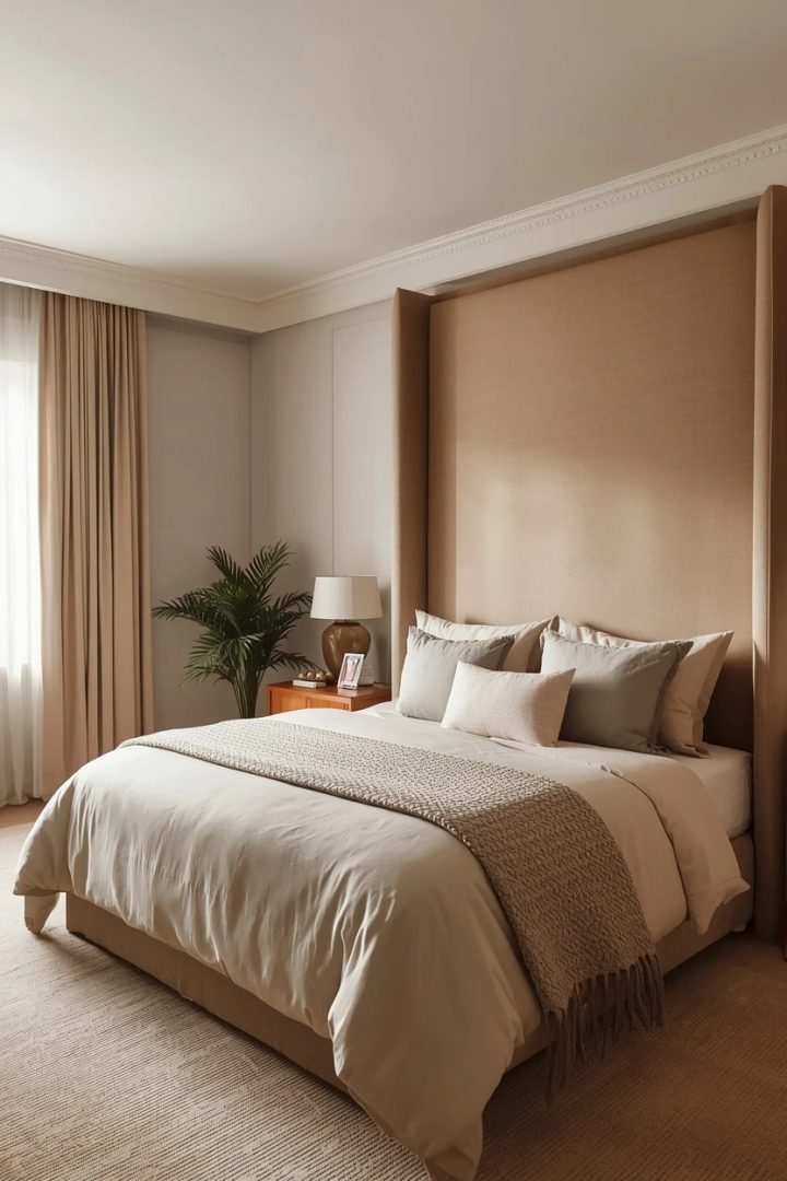 9. The Statement Headboard Bedroom