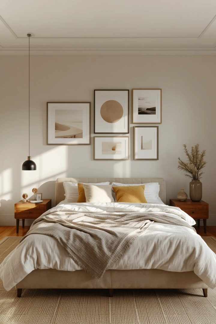 10. The Gallery Wall Bedroom