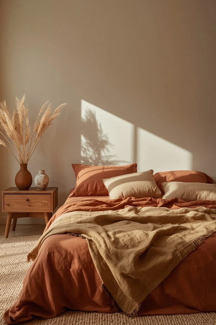 12. The Earthy Organic Bedroom