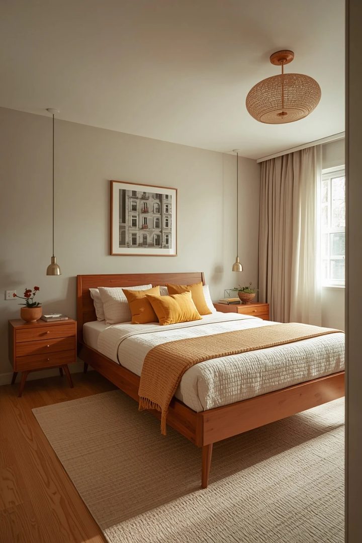 14. The Mid-Century Modern Bedroom