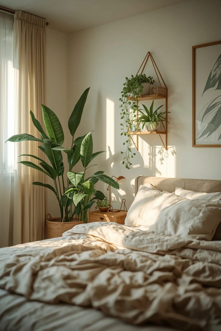 19. The Plant-Filled Bedroom