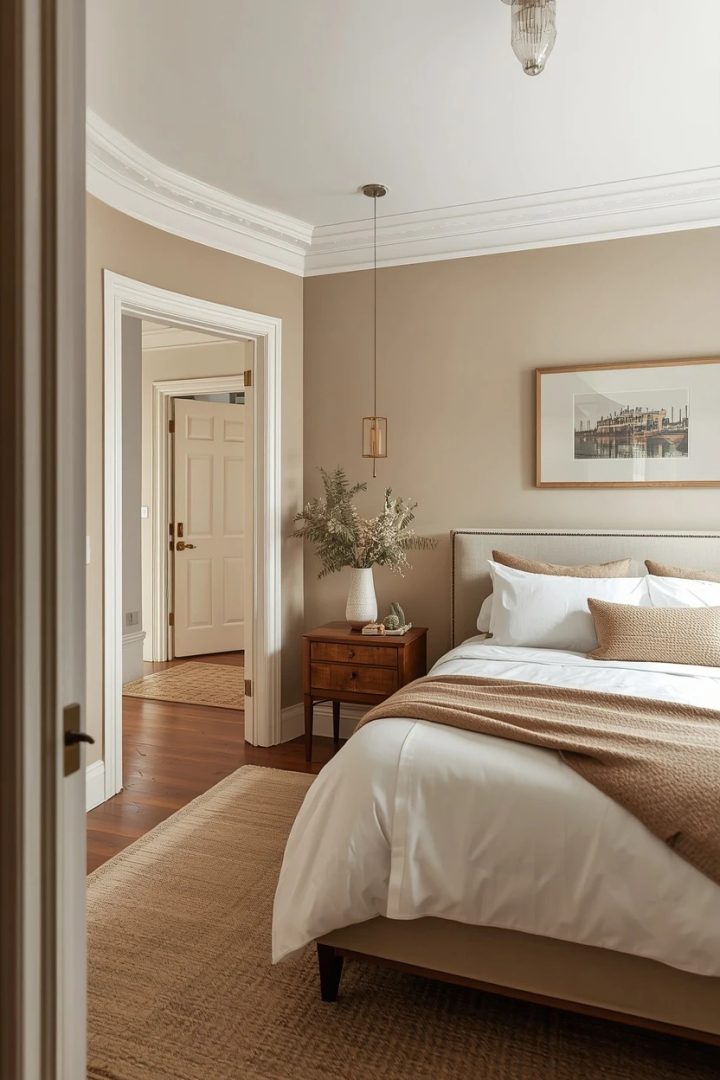 2. Warm Greige and White