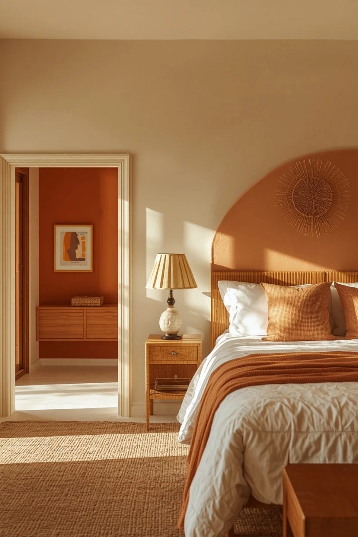7. Terracotta and Cream