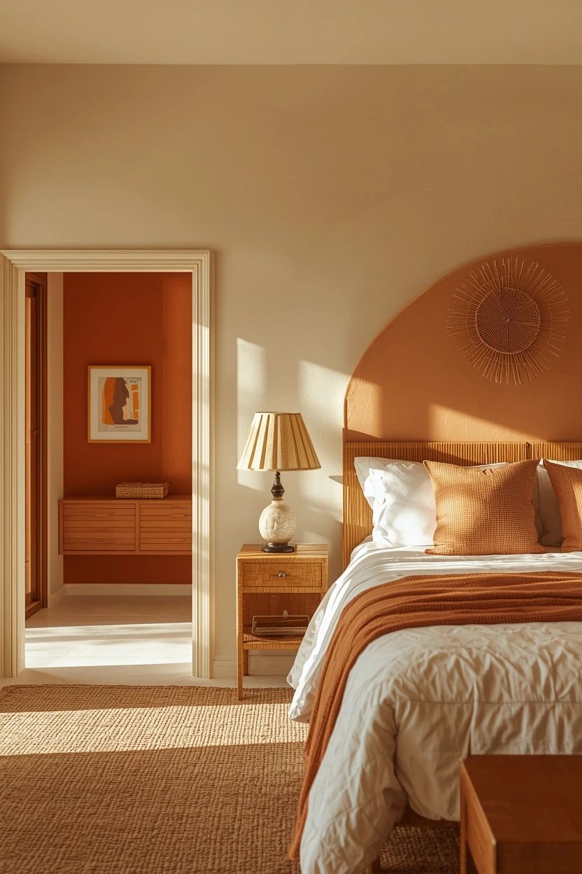 7. Terracotta and Cream