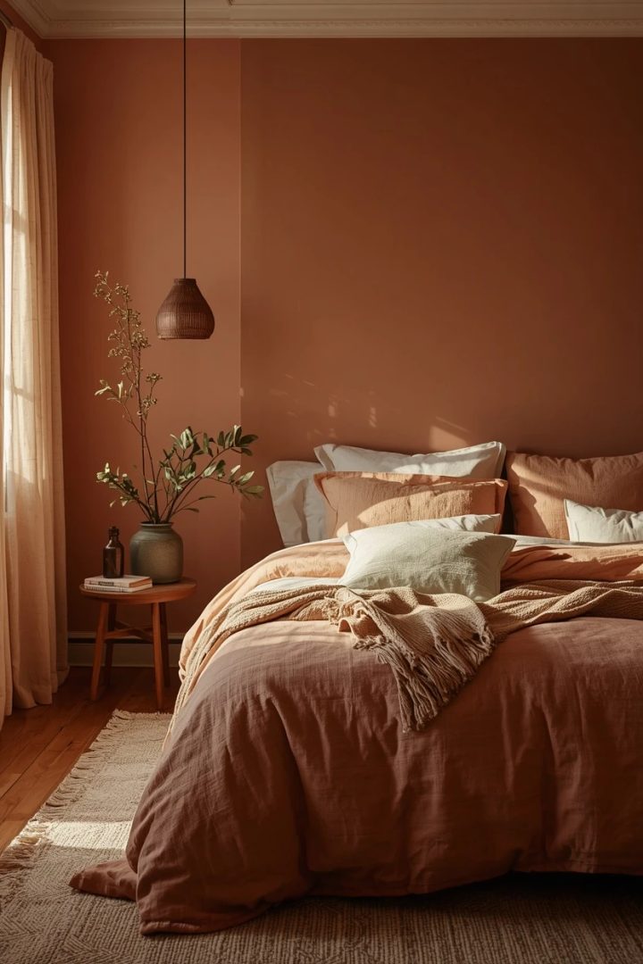 21. Warm Clay and Olive Earthy Mix