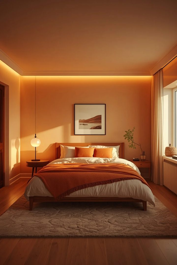 2. The Warm-Tone Bedroom