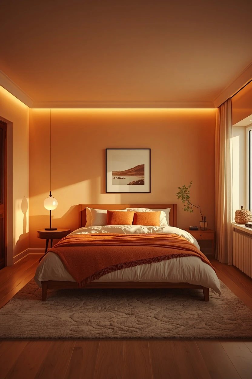 2. The Warm-Tone Bedroom