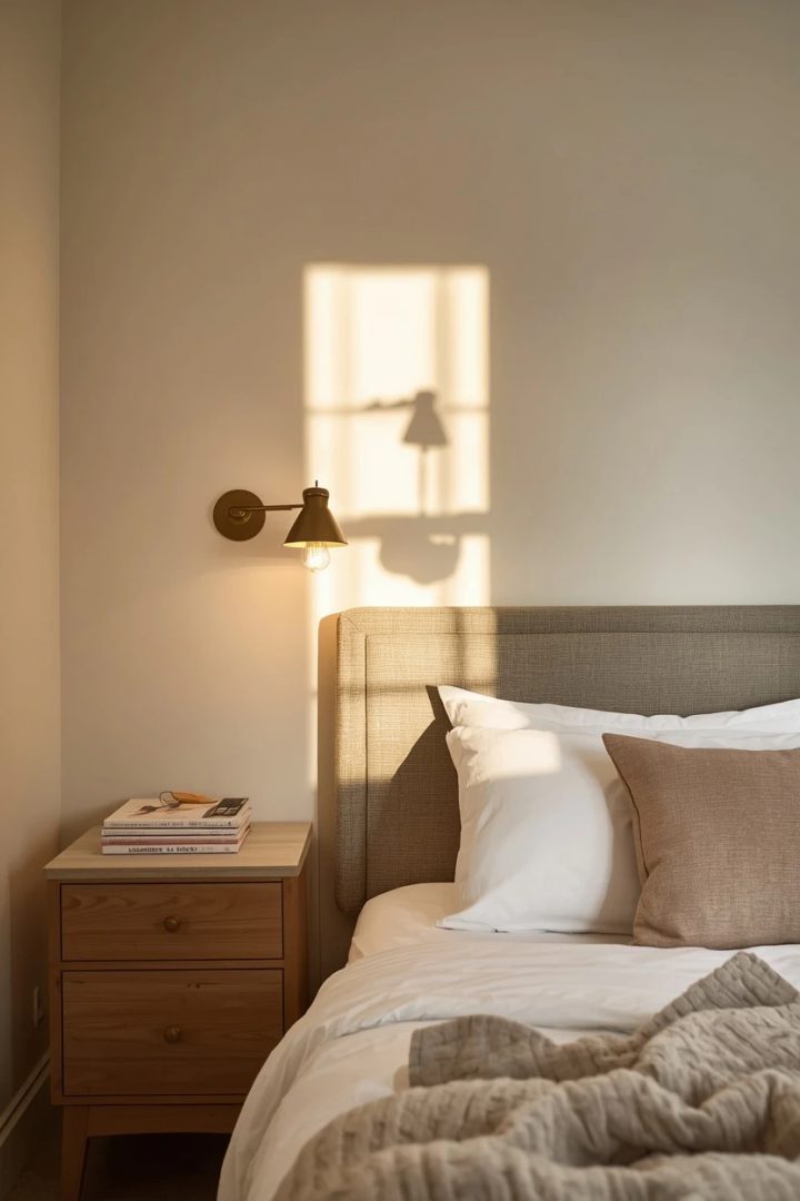 5. The Wall Sconce Bedroom