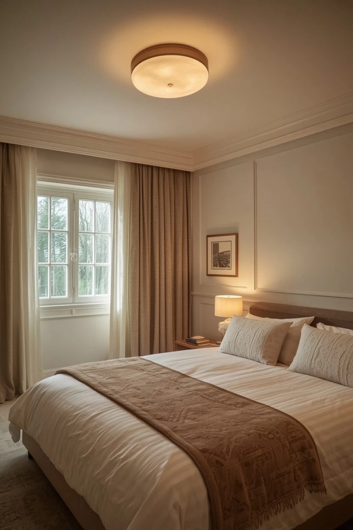 12. The Overhead Glow Bedroom