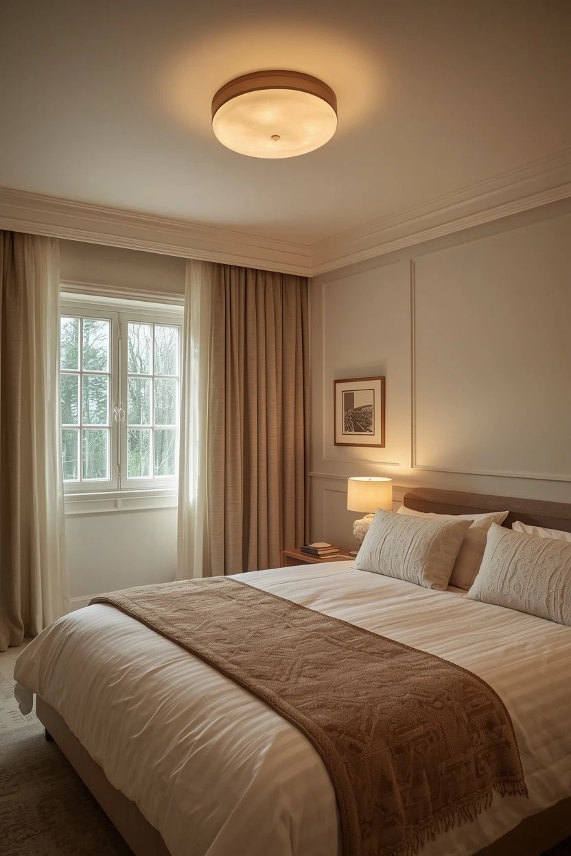 12. The Overhead Glow Bedroom