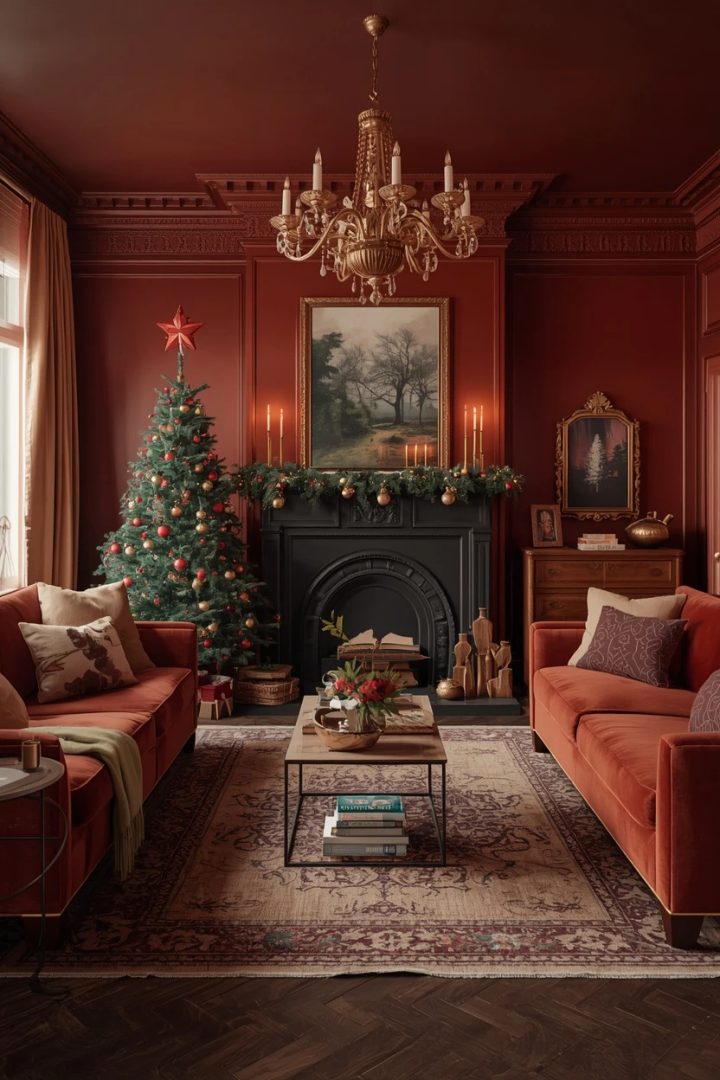 15. The Family-Friendly Christmas Living Room
