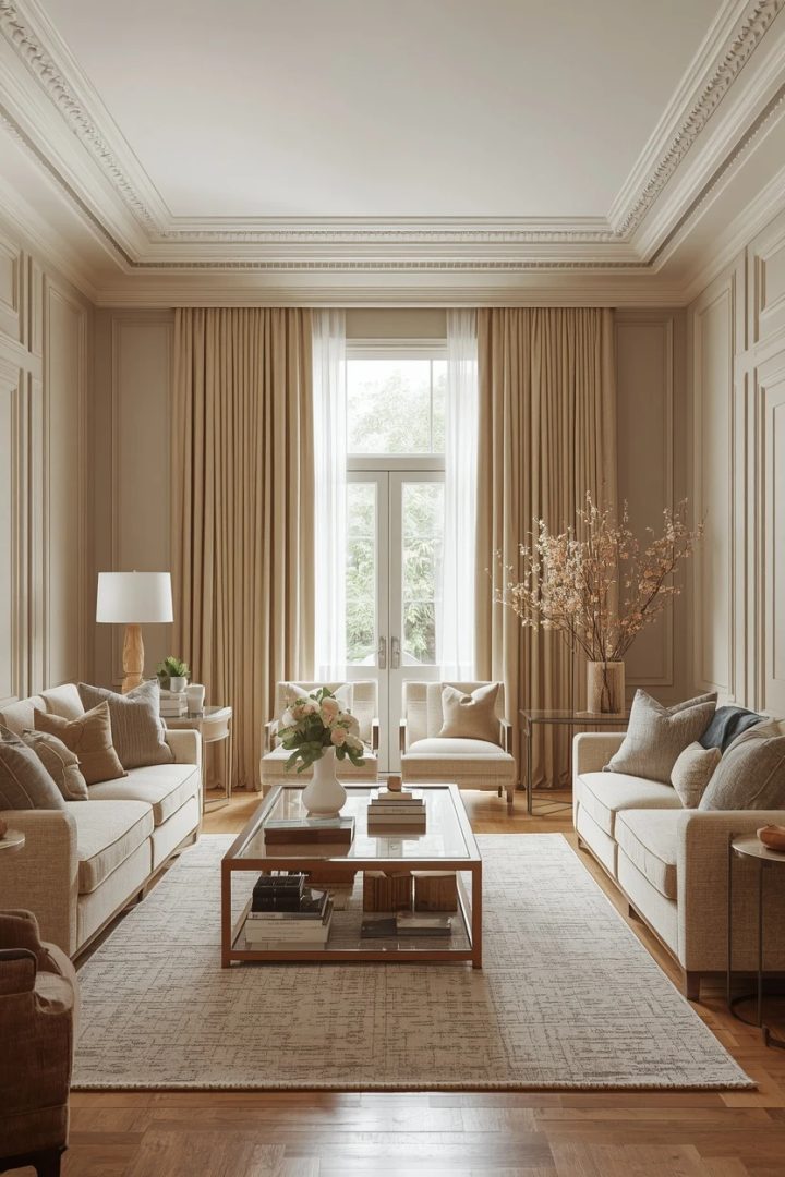 7. The Full-and-Generous Drapery Living Room