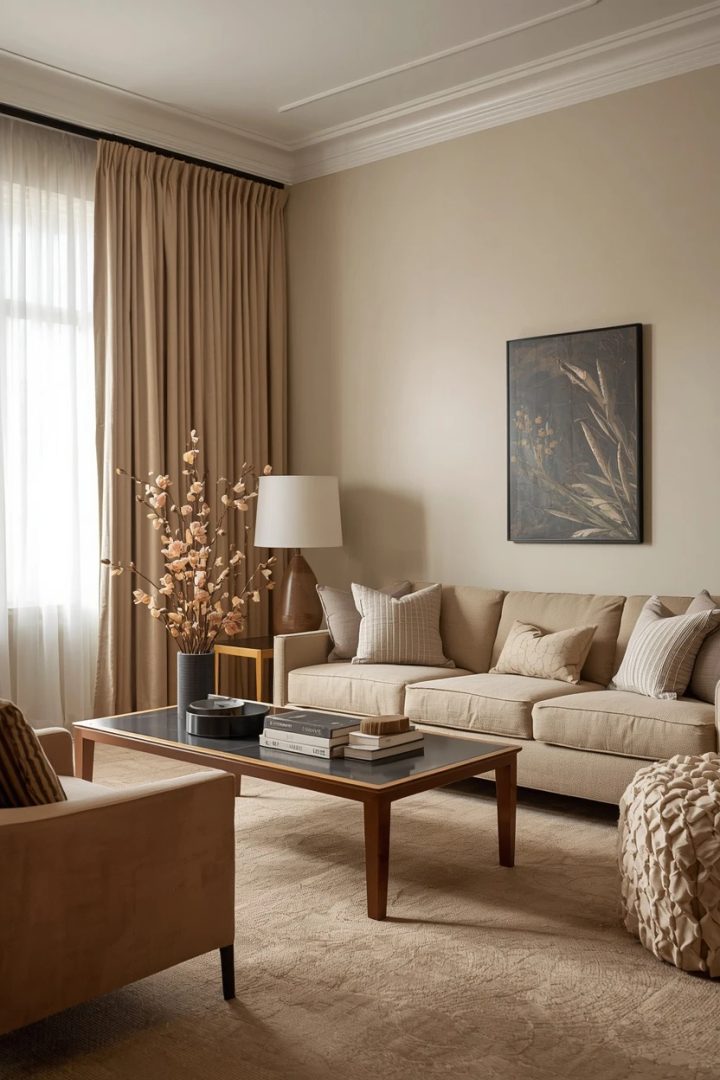 16. The Tieback Drapery Living Room