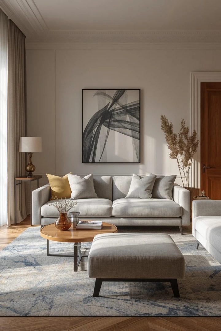 11. The Glamorous Grey Settee Living Room