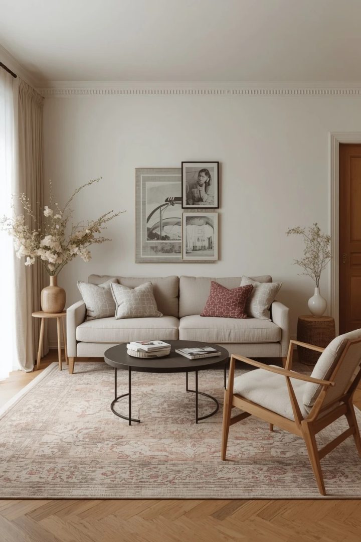 17. The Bright and Airy Grey Settee Living Room