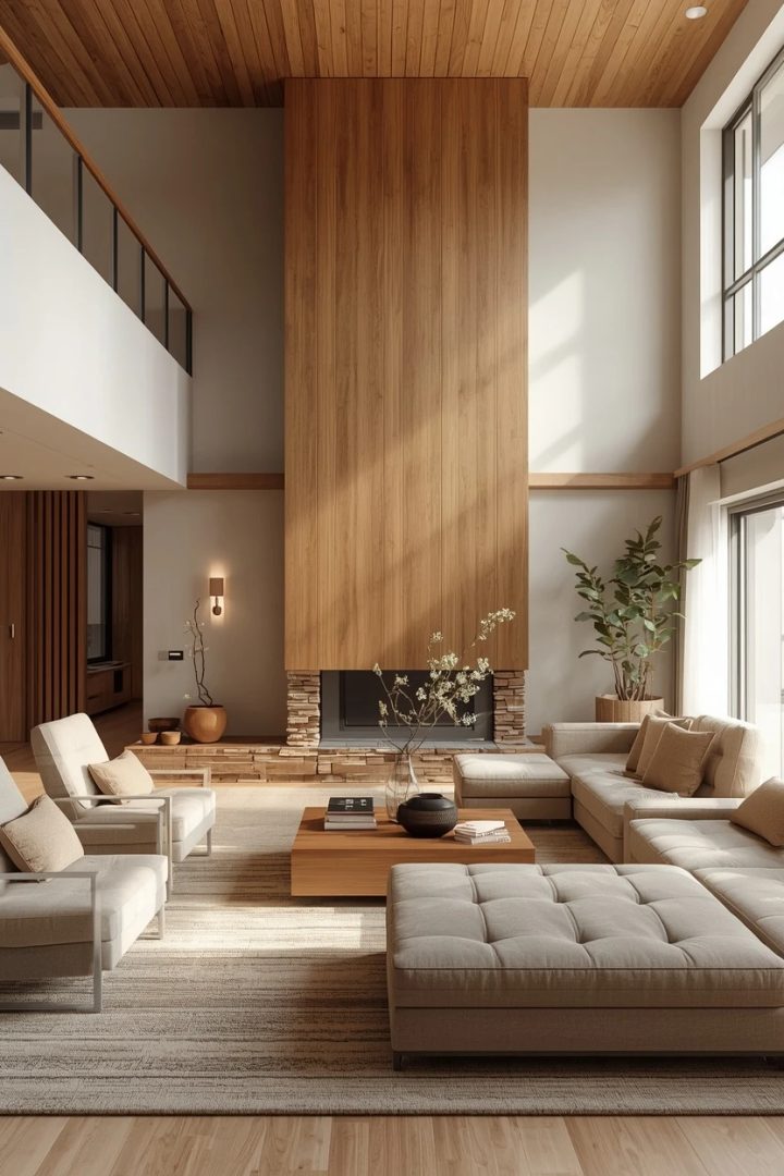 1. The Zoned Large Living Room