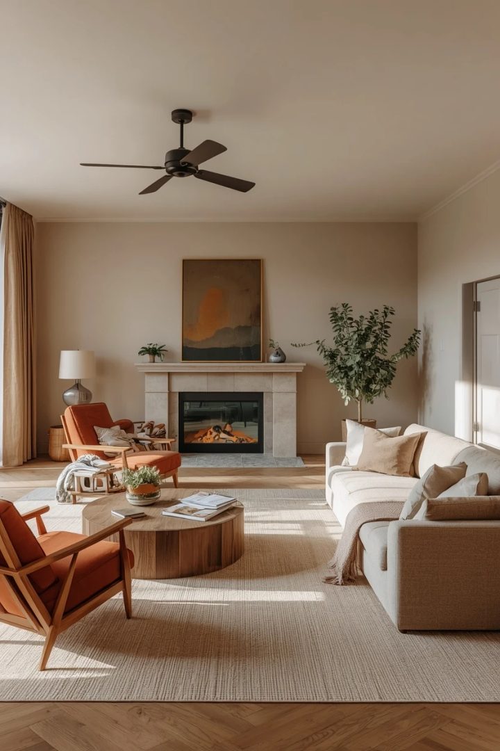 2. The Generous Furniture Large Living Room