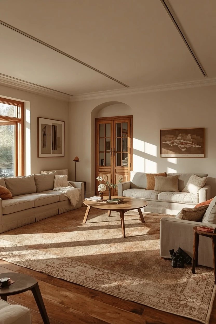 4. The Statement Rug Large Living Room