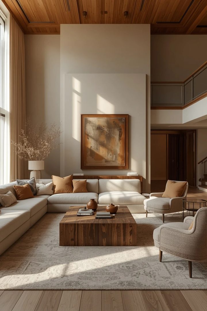 6. The Grand Focal Point Large Living Room