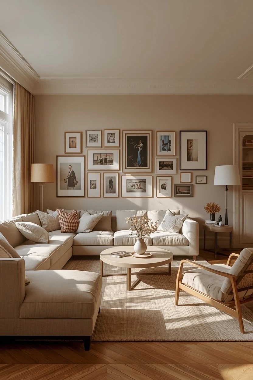14. The Gallery Wall Large Living Room