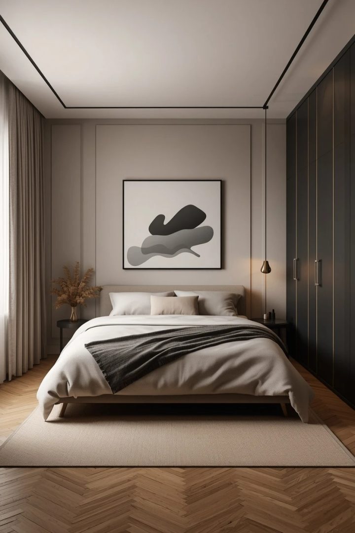 3. The Minimalist Modern Bedroom