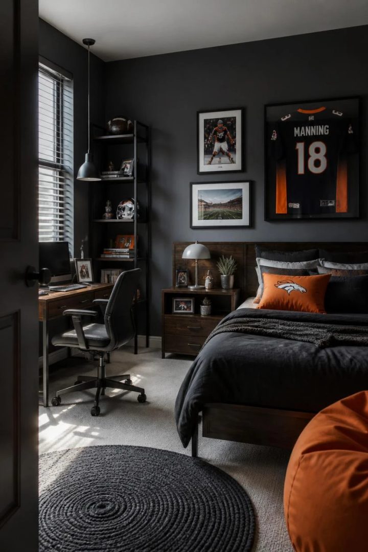 4. The Sports Fan Bedroom
