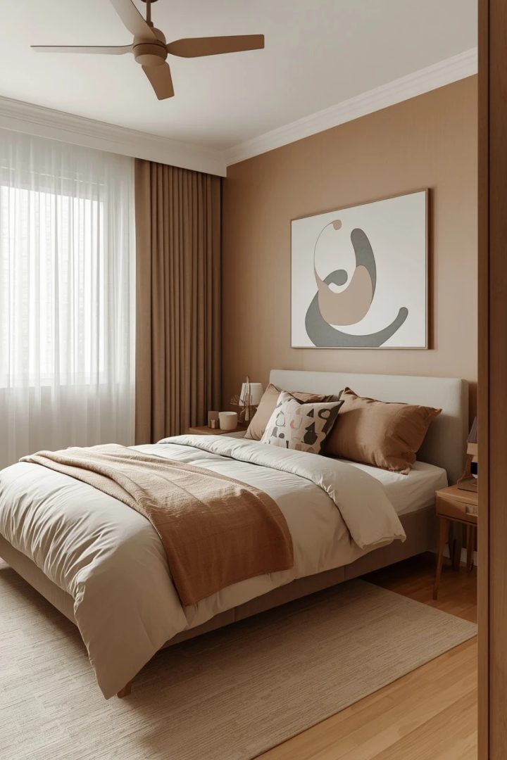 11. The Warm Neutral Bedroom