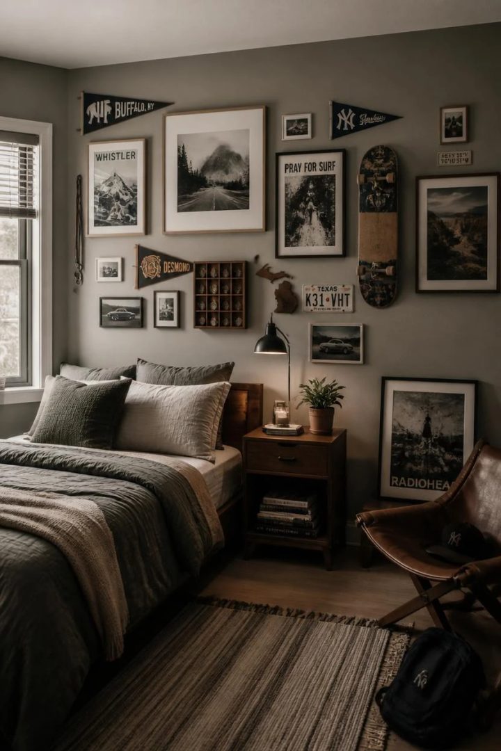 16. The Personalized Gallery Bedroom