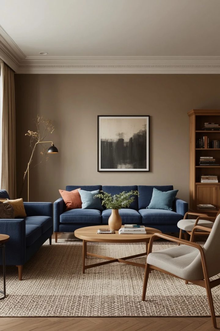 4. The Bold Navy Living Room