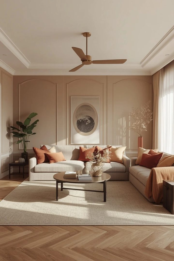 18. The Warm and Cozy Living Room