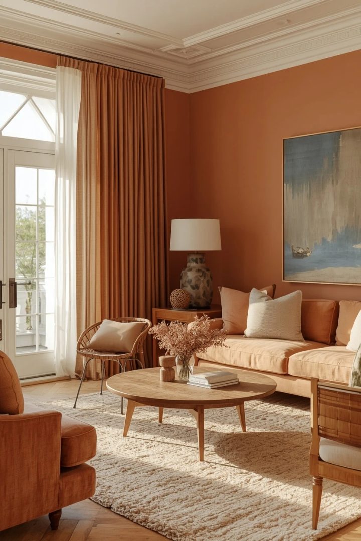 5. The Bold Color Living Room