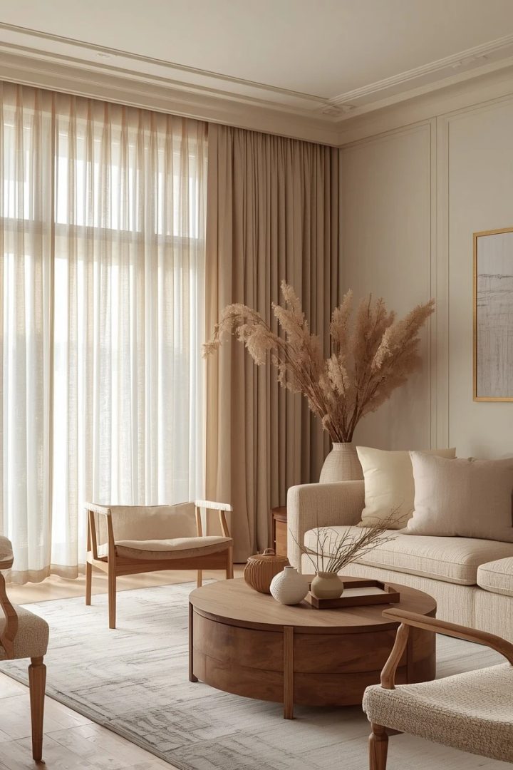 11. The Textured Weave Living Room