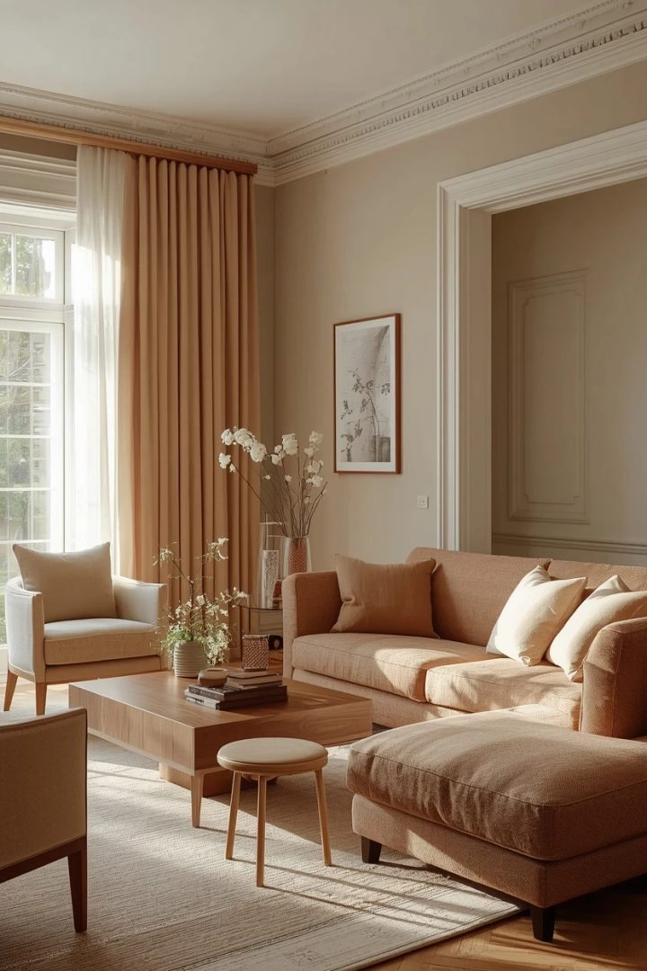 15. The Two-Tone Living Room