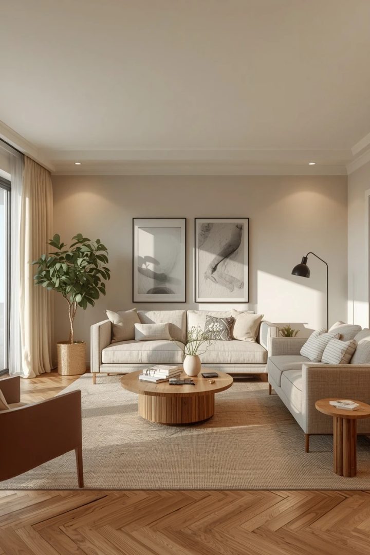 2. The Conversation Layout Living Room