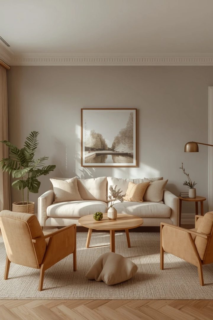 4. The Sofa-and-Chairs Living Room