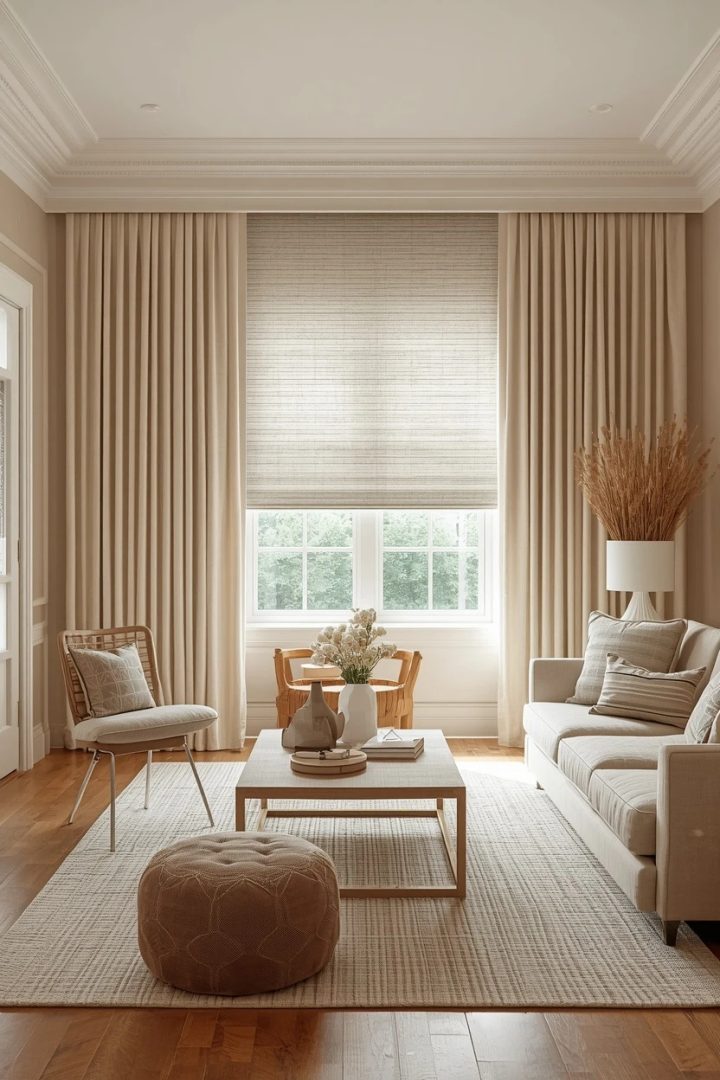 6. The Roller Blind Living Room