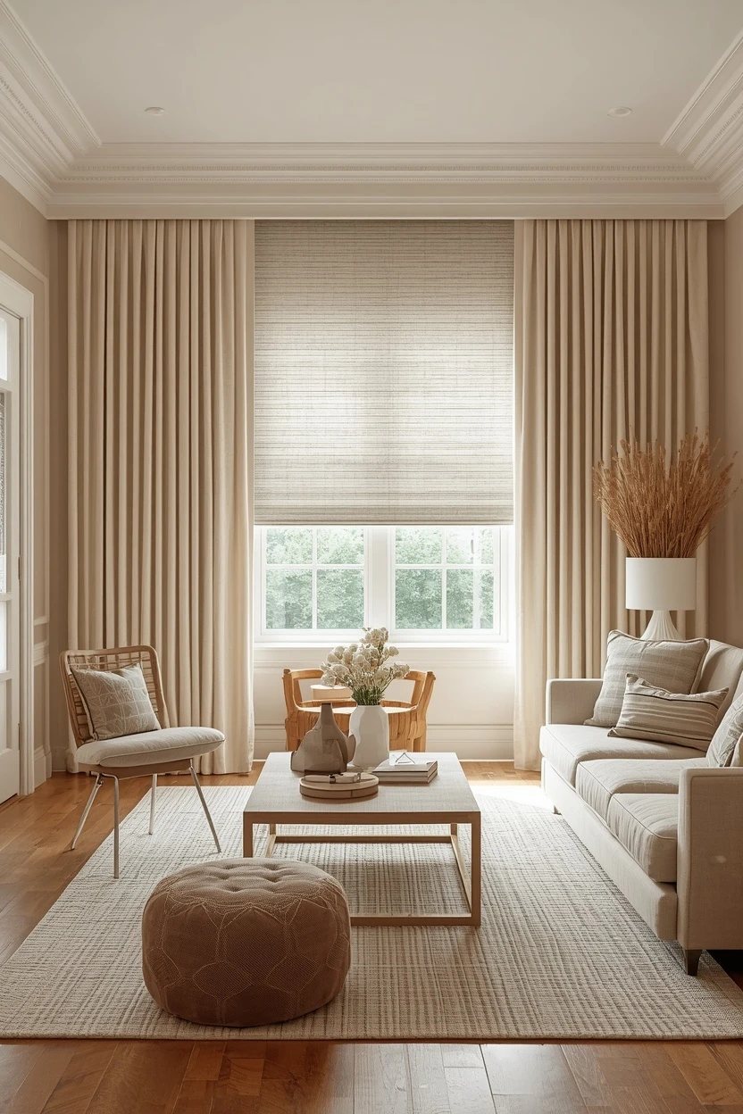 6. The Roller Blind Living Room