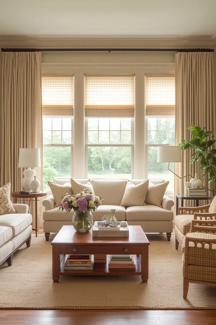 17. The Light-Filtering Shade Living Room