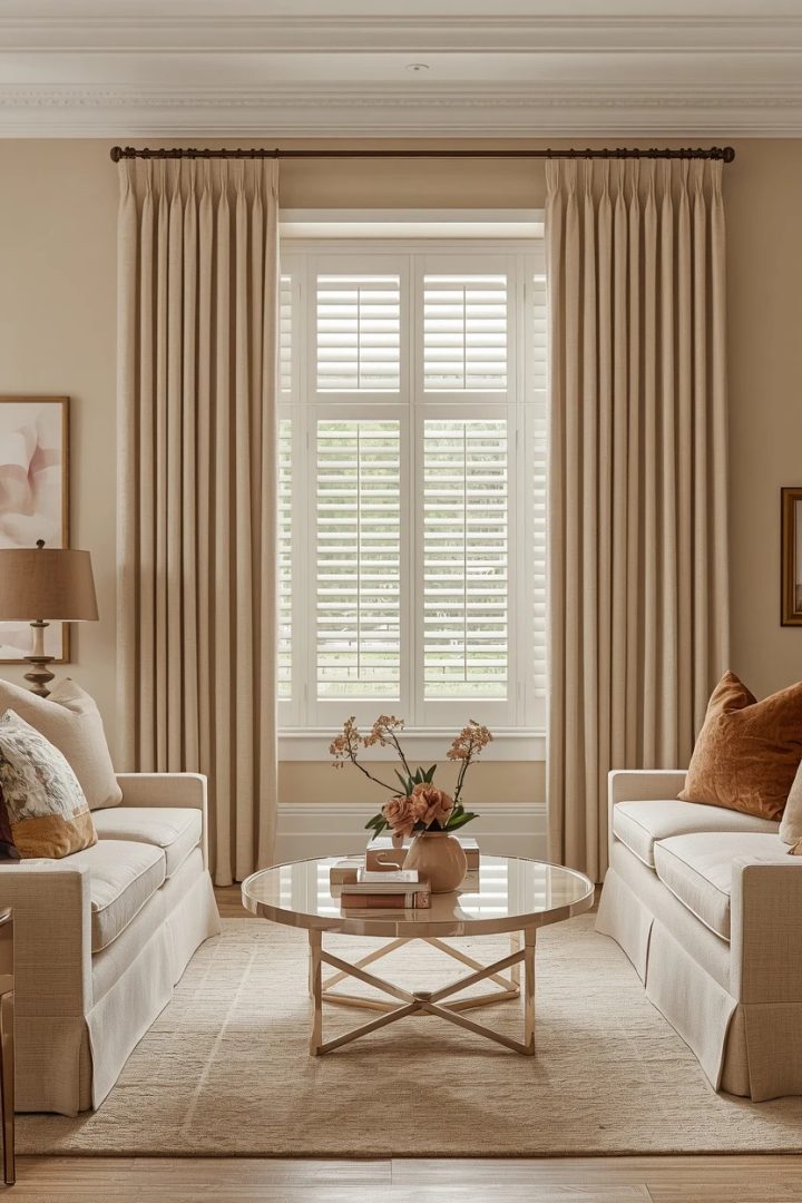 18. The Drapery-and-Shutter Living Room