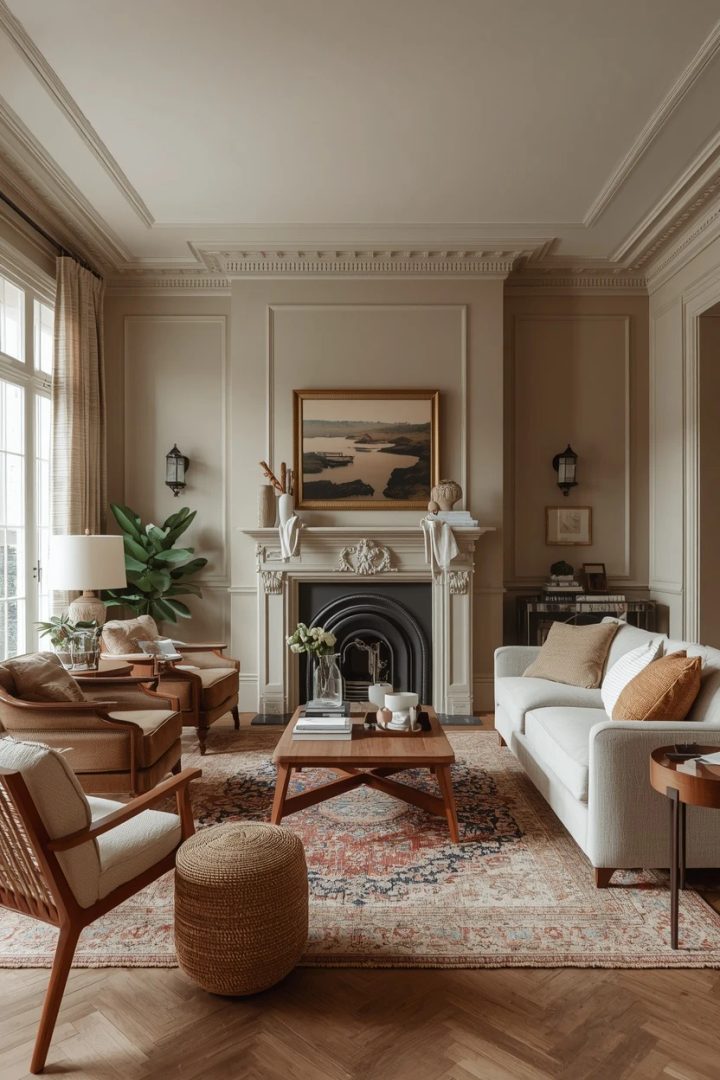 10. The Limewash Effect Living Room